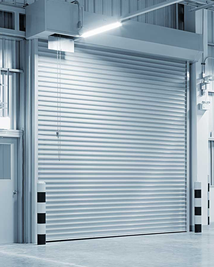 Metali Shopfronts  ur ranges of solid design rolling doors are best for businesses where blanket coverage after working hours is required. These doors can be powder coated to any RAL colour or can be left in their galvanized mill silver finish.